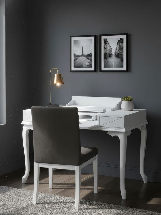 Roma Rustik Klasik Ahşap Çalışma Masası