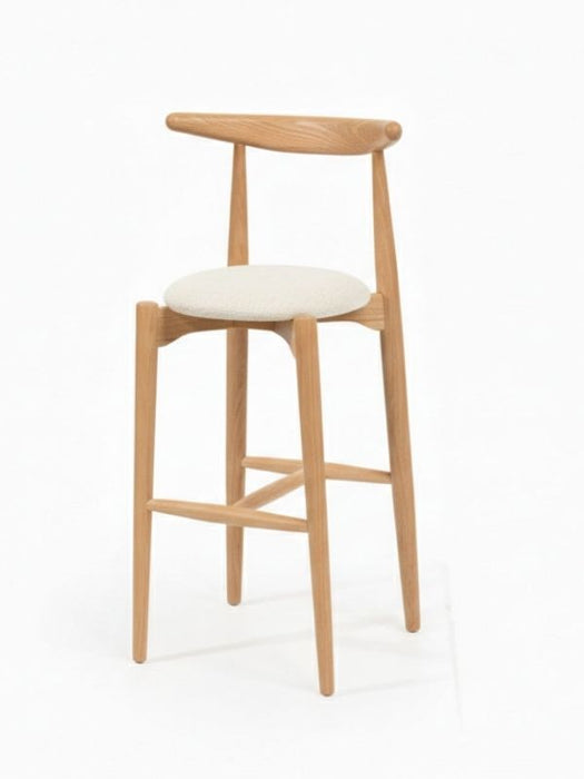 Aarhus İskandinav Ahşap Bar Sandalyesi