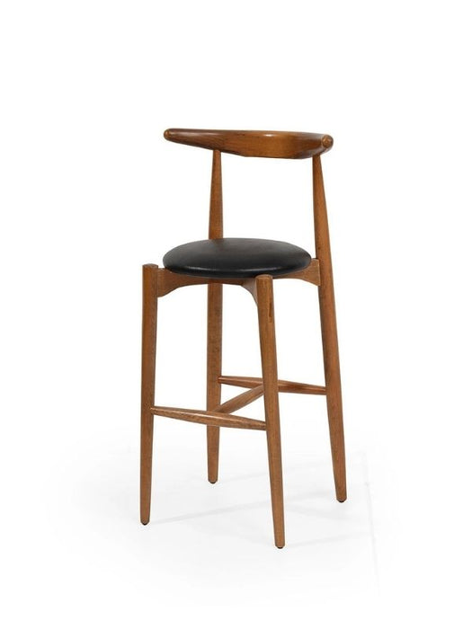 Aarhus İskandinav Ahşap Bar Sandalyesi