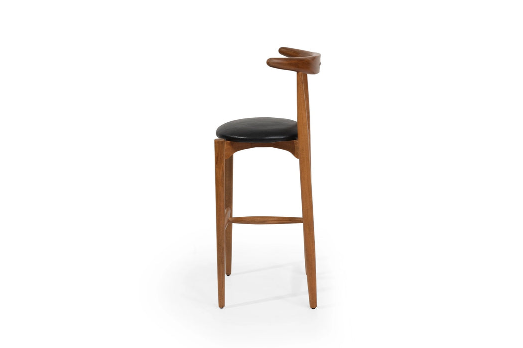 Aarhus İskandinav Ahşap Bar Sandalyesi