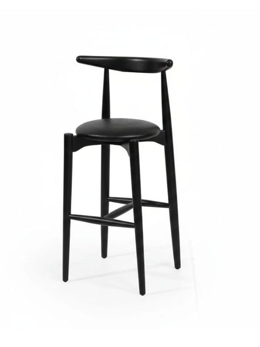 Aarhus İskandinav Ahşap Bar Sandalyesi