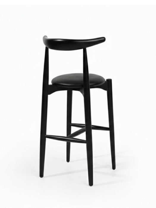 Aarhus İskandinav Ahşap Bar Sandalyesi