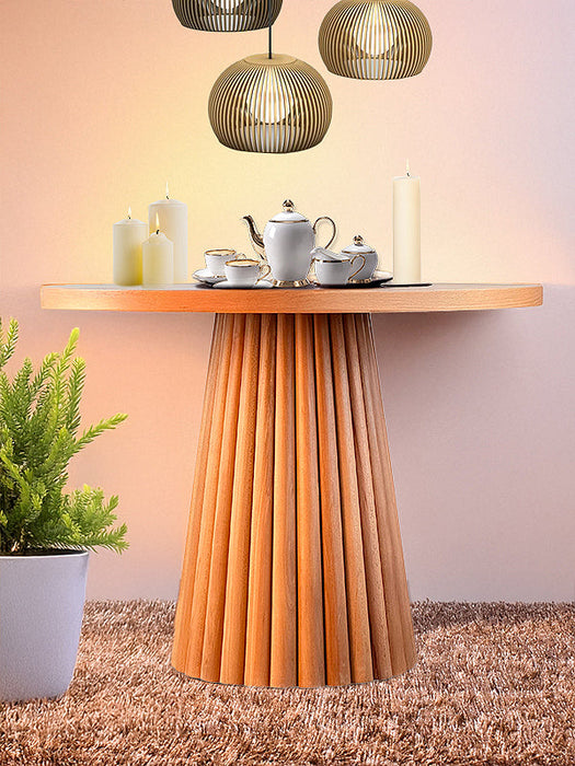 Acantus Natural Ahşap Yemek Masası 110x110