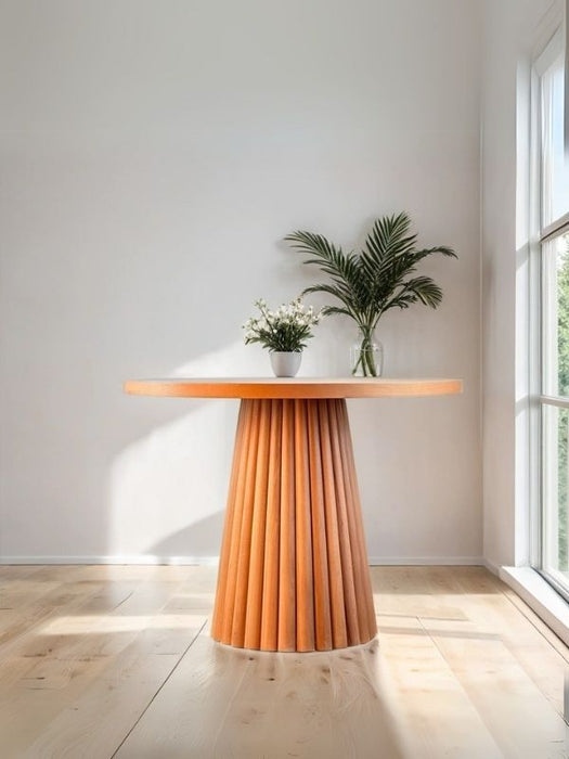 Acantus Natural Ahşap Yemek Masası 90x90