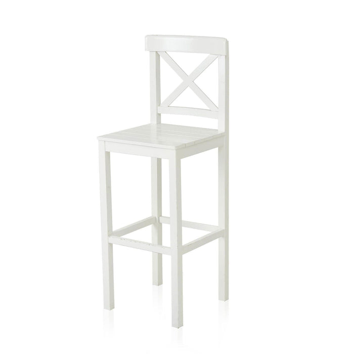 Alaçatı Ahşap Bar Sandalyesi