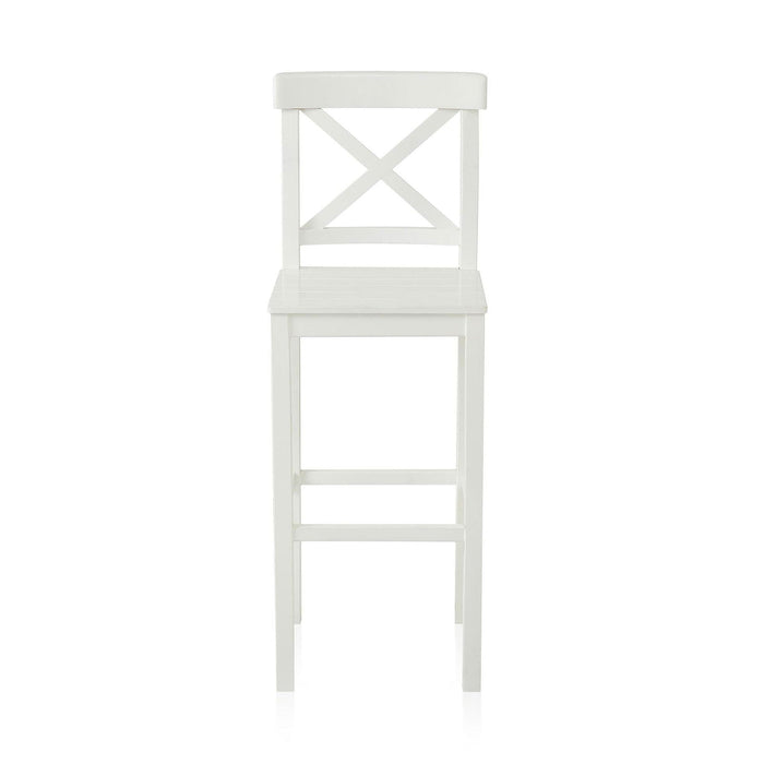 Alaçatı Ahşap Bar Sandalyesi