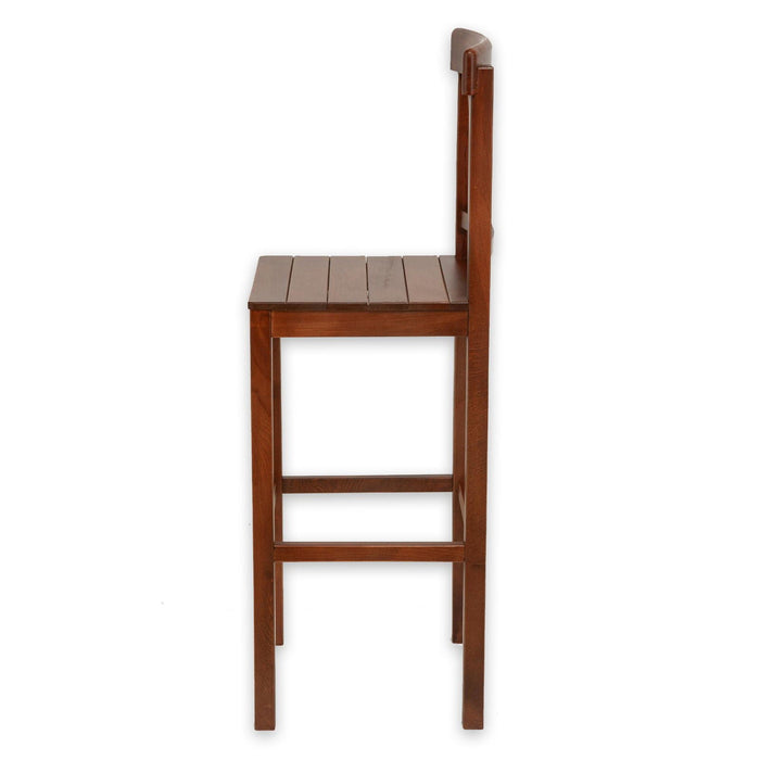 Alaçatı Ahşap Bar Sandalyesi