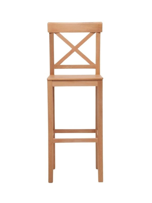 Alaçatı Ahşap Bar Sandalyesi
