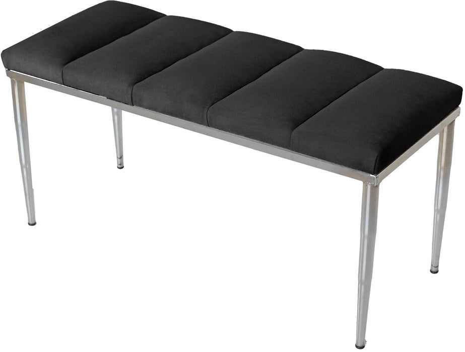 VESTA SILVER PUF - Dilimli Model Puf, Bench