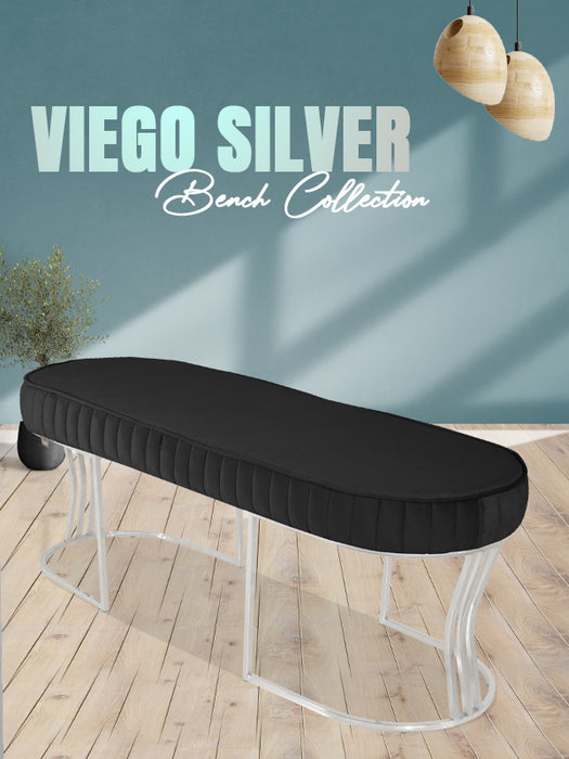 VİEGO SILVER STRİPED PUF-Kapitoneli Chester Model Puf