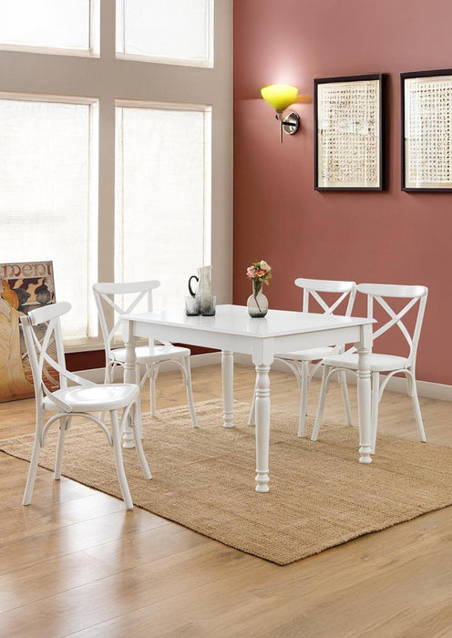 Antik Açılır Yemek Masası 80x120