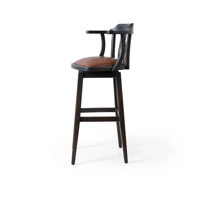 Arven Döner Ahşap Bar Sandalyesi