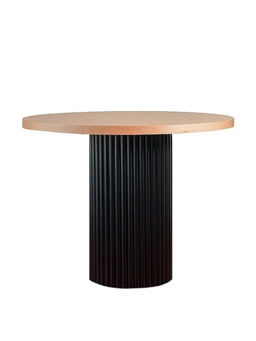 Arya Yuvarlak Ahşap Bohem Masa 100x100