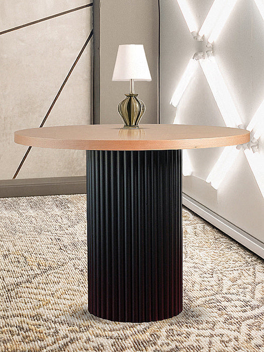 Arya Yuvarlak Ahşap Bohem Masa 110x110