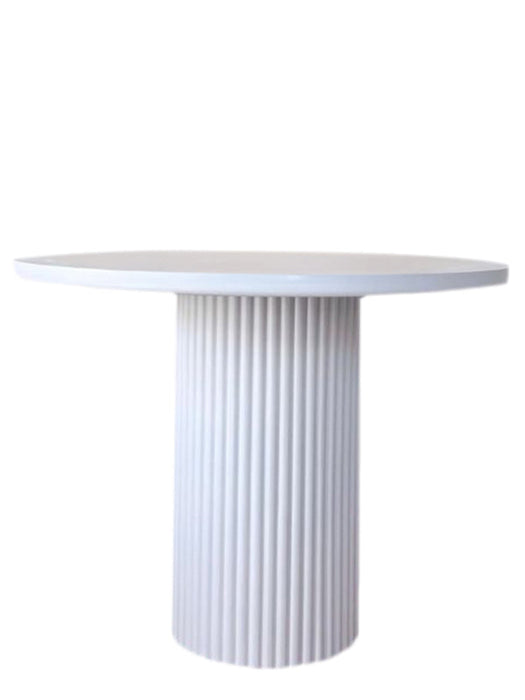 Arya Yuvarlak Ahşap Bohem Masa 110x110