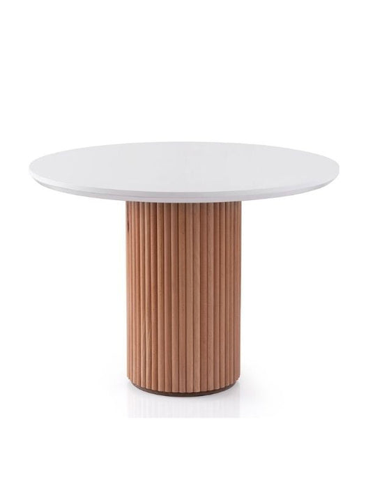 Arya Yuvarlak Ahşap Bohem Masa 110x110