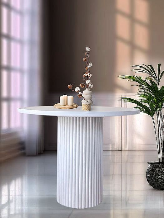 Arya Yuvarlak Ahşap Bohem Masa 120x120