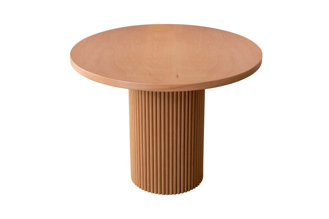 Arya Yuvarlak Ahşap Bohem Masa 90x90