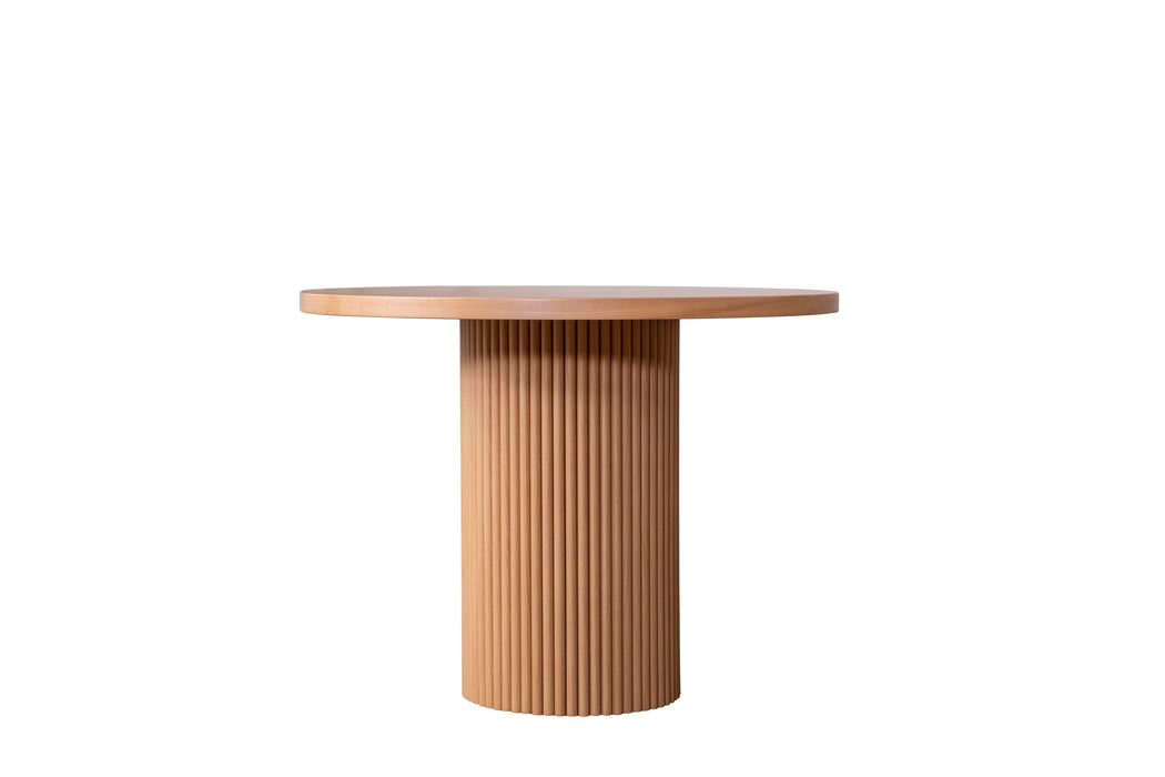 Arya Yuvarlak Ahşap Bohem Masa 90x90