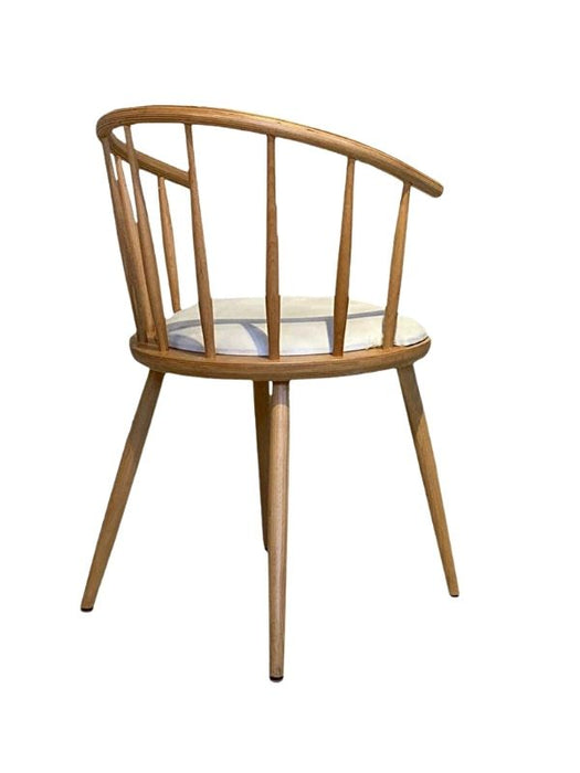 Bamboo Natural Ahşap Mutfak Sandalyesi