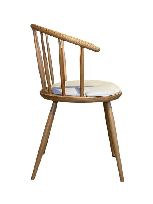 Bamboo Natural Ahşap Mutfak Sandalyesi