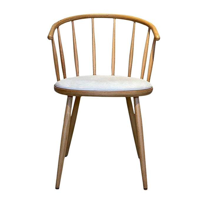 Bamboo Natural Ahşap Mutfak Sandalyesi