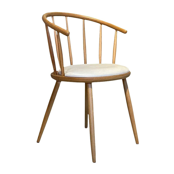 Bamboo Natural Ahşap Mutfak Sandalyesi