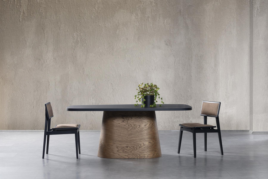 Barocco İtalyan Still Oval Ahşap Yemek Masası 100x180