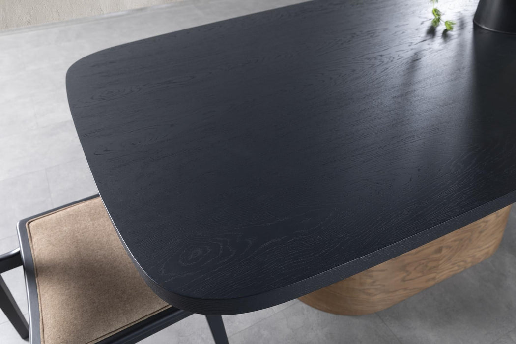 Barocco İtalyan Still Oval Ahşap Yemek Masası 100x180