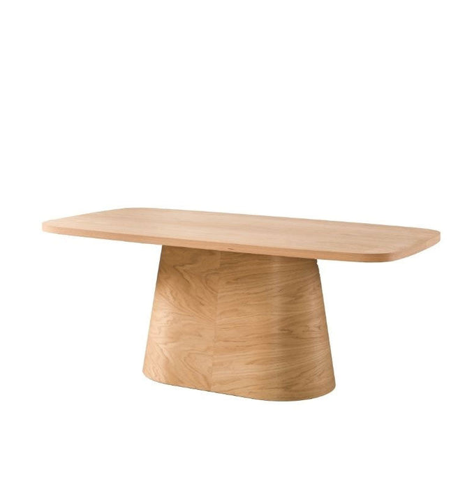 Barocco İtalyan Still Oval Ahşap Yemek Masası 100x180