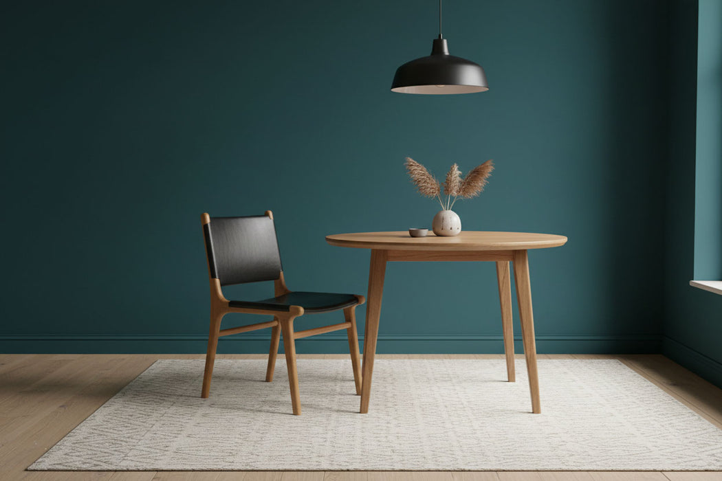 Barton Deri Döşemeli Ahşap Sandalye