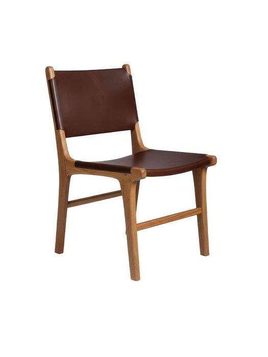 Barton Deri Döşemeli Ahşap Sandalye