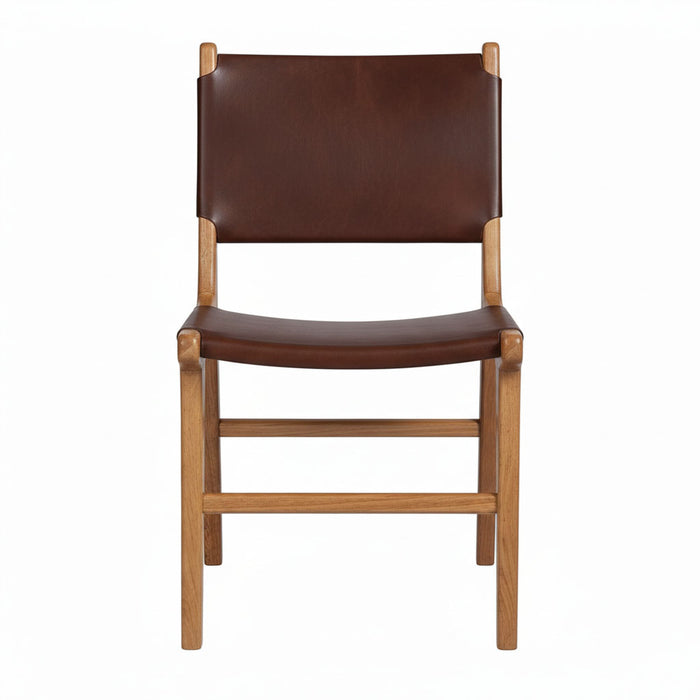 Barton Deri Döşemeli Ahşap Sandalye