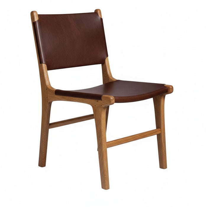 Barton Deri Döşemeli Ahşap Sandalye