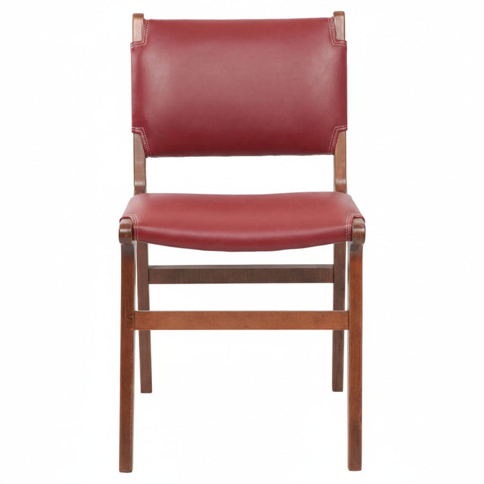 Barton Deri Döşemeli Ahşap Sandalye