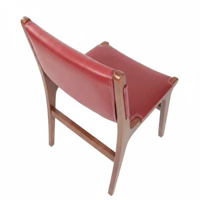 Barton Deri Döşemeli Ahşap Sandalye