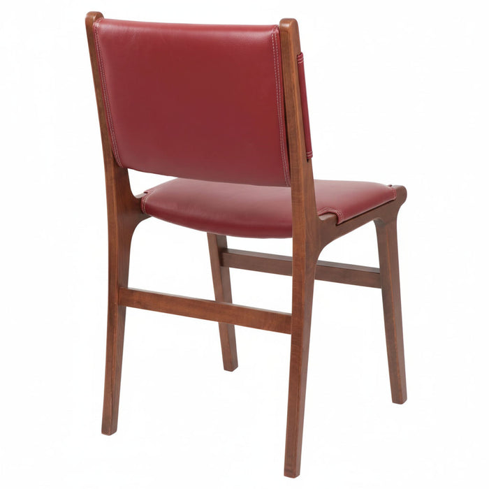 Barton Deri Döşemeli Ahşap Sandalye