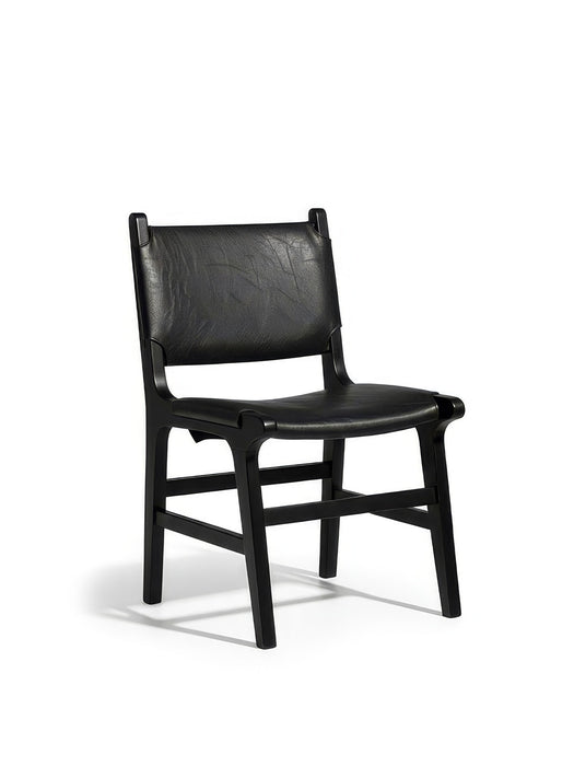 Barton Deri Döşemeli Ahşap Sandalye