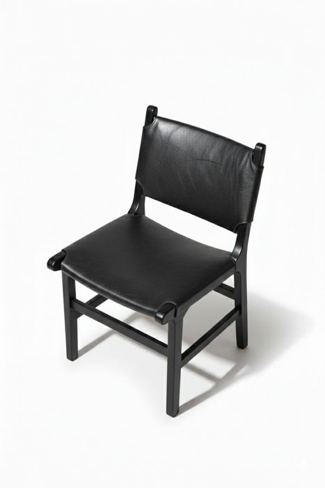 Barton Deri Döşemeli Ahşap Sandalye