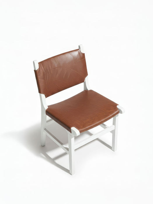 Barton Deri Döşemeli Ahşap Sandalye