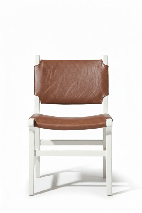 Barton Deri Döşemeli Ahşap Sandalye