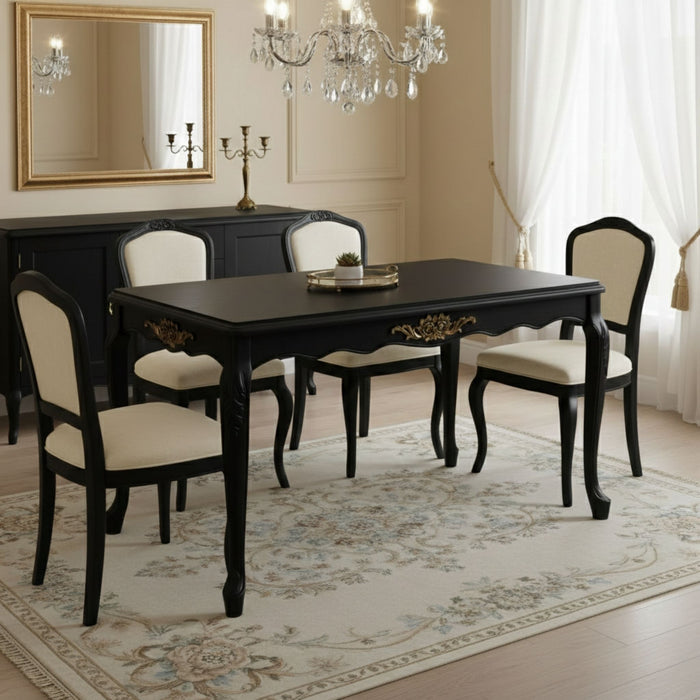 Belle Fransız Still Country Ahşap Yemek Masası