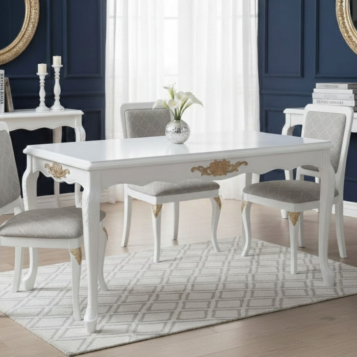 Belle Fransız Still Country Ahşap Yemek Masası