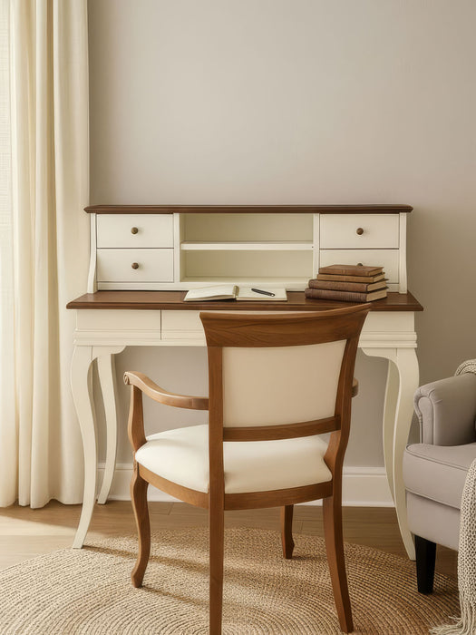 Regis Rustik Still Raflı Ahşap Çalışma Masası 70x110