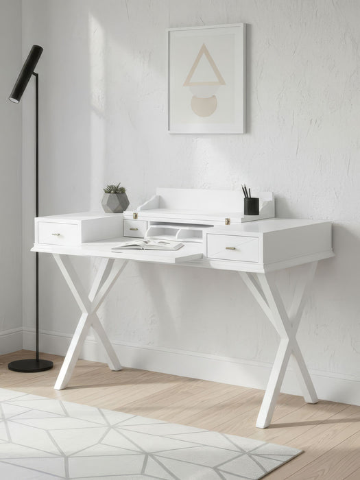 Roma Cross Klasik Ahşap Çalışma Masası