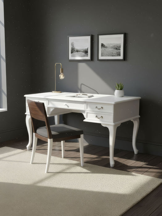 Throne Fransız Still Çekmeceli Ahşap Çalışma Masası 75x160