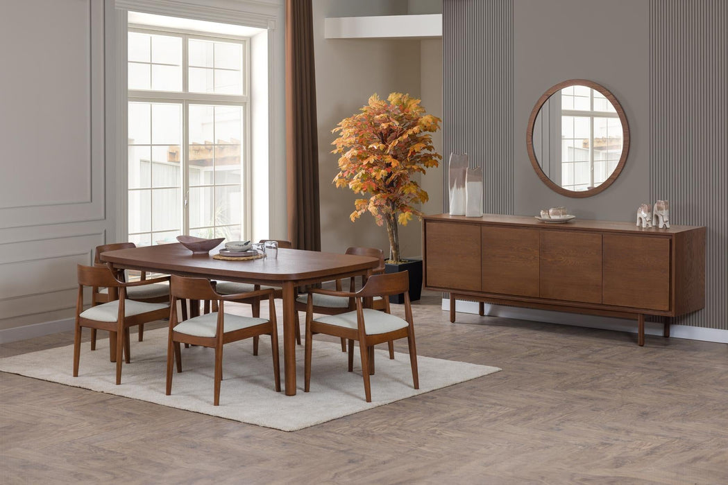 Bien Meşe Yemek Masası 100x190