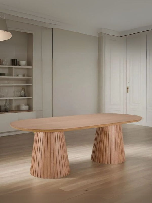 Bohenza Sabit Ahşap Yemek Masası 90x180