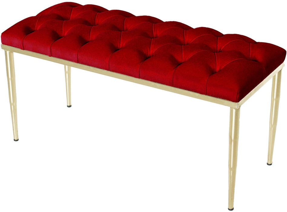 BELLA GOLD PUF - Kapitoneli Model Puf,Bench