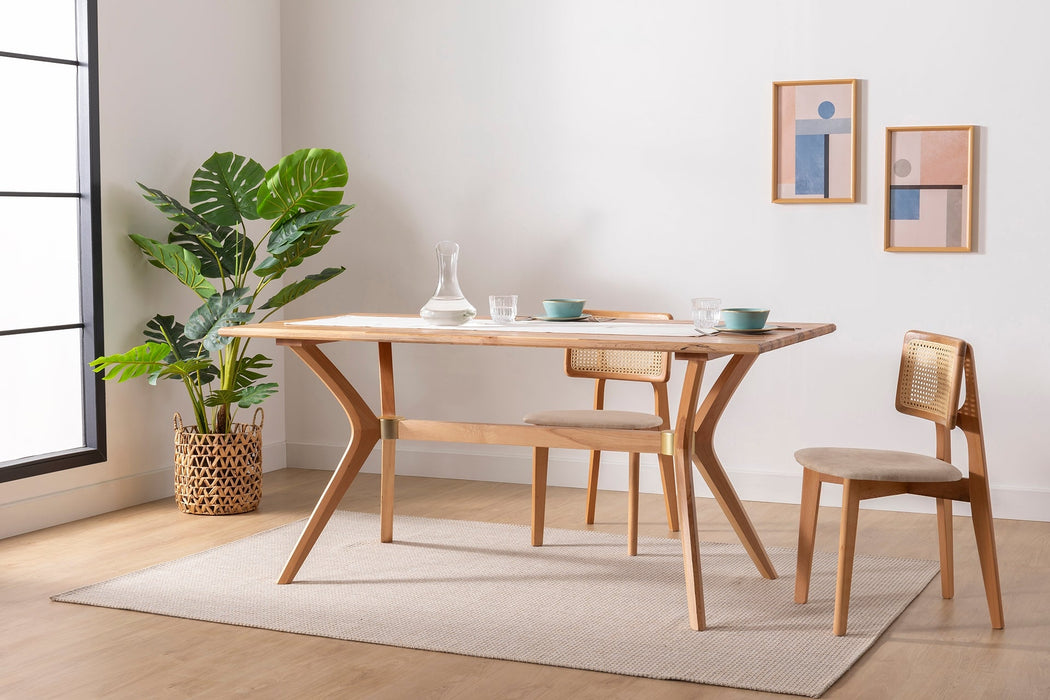 Bosco Pergel Ahşap Mutfak Masası 90x180